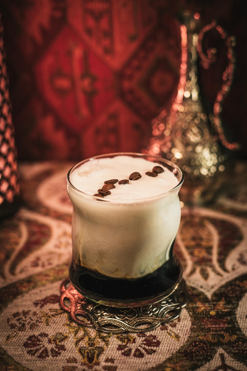 White Russian cocktail